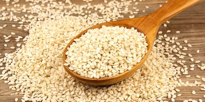 Indulge in the purity of True Elements Raw White Sesame Seeds (Til)