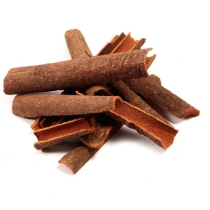 Cassia Bark (Dalchini) stands as a delectable spice treasured for its rich flavor and esteemed medicinal qualities