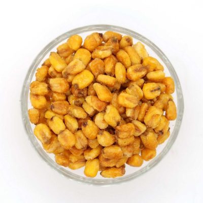 Corn nuts are a unique and crunchy snack made from whole corn kernels.