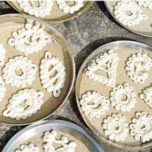 Goyna Bori, also known as Naksha Bori or Gohona Bori, is an exquisite form of edible art