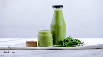 Homemade Organic Green Chilli Sauce