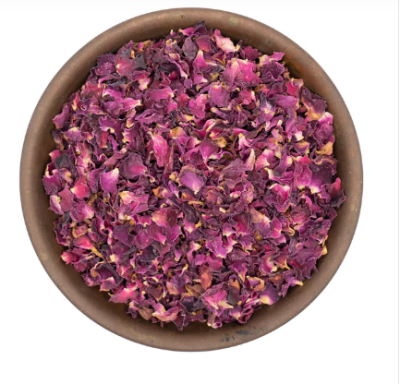 Organic Grocery Sun Dried Rose Petals (Gulab Patti), decoration for Jam, Food, Sweets, Chikki and Dry fruit