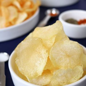 Homemade Organic Sun Dried Potato Chips