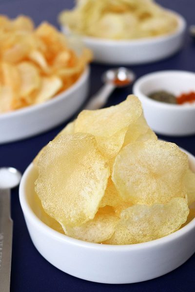 Homemade Organic Sun Dried Potato Chips